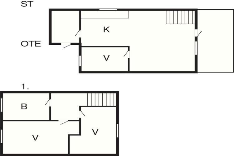 4 Person Holiday Home In R M Sønderby Extérieur photo